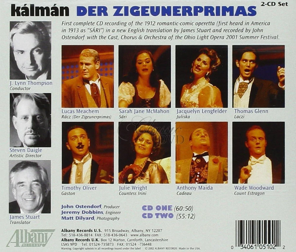KALMAN,E.: Der Zigeunerprimas (2CD)