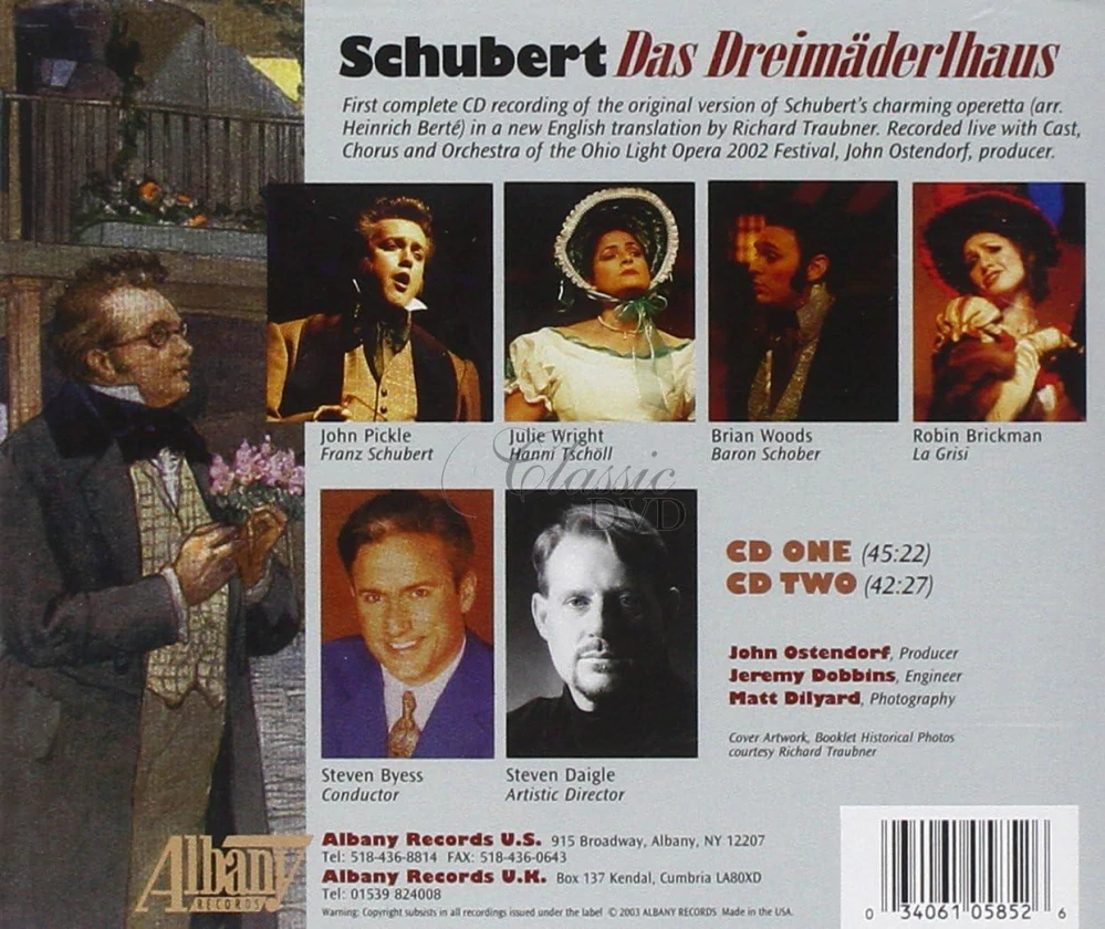 SCHUBERT,F.: Das Dreimäderlhaus (2CD)