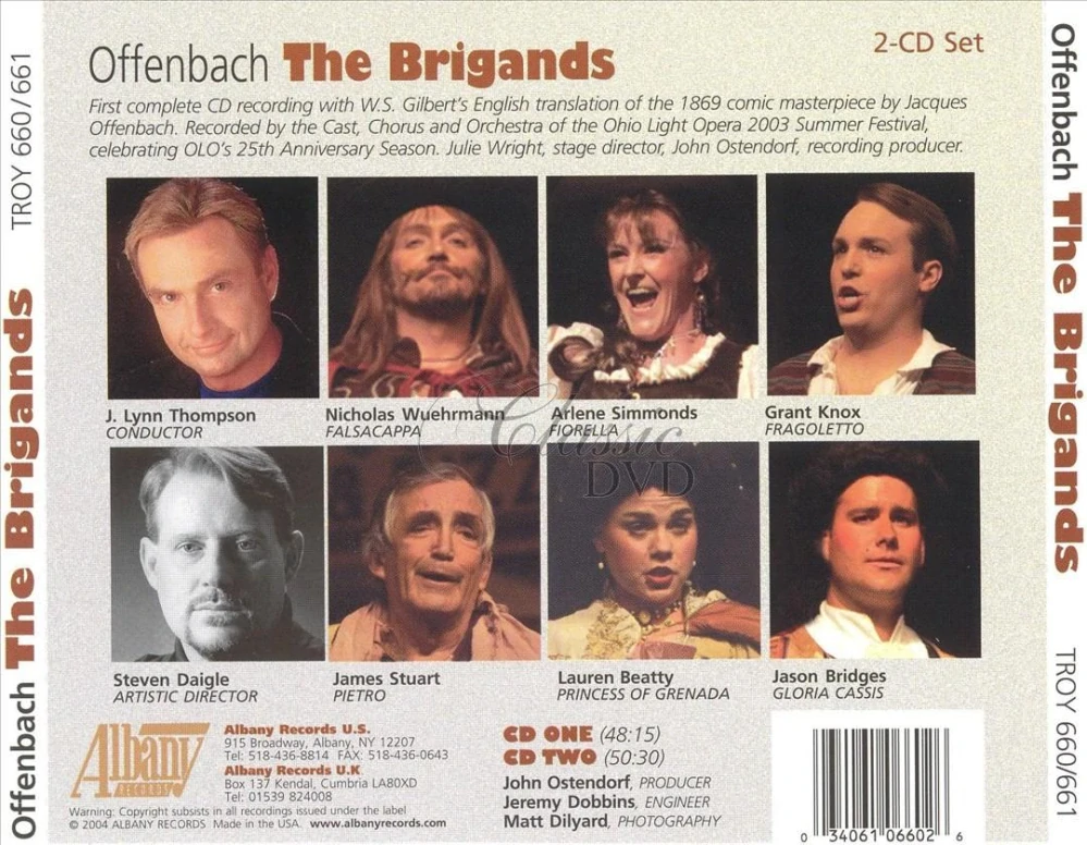 OFFENBACH,J.: The Brigands - Bandité (2CD)