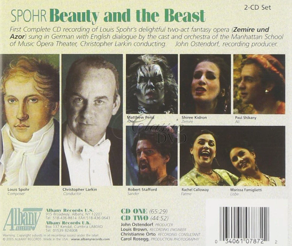 SPOHR,L.: Beauty & the Beast - Zemire & Azor (2CD)
