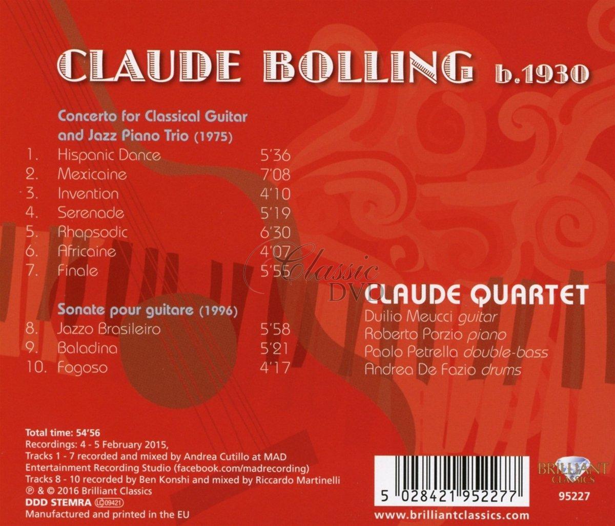 BOLLING: Concerto for Classical Guitar and Jazz Piano Trio, Sonate pour Guitare (CD)