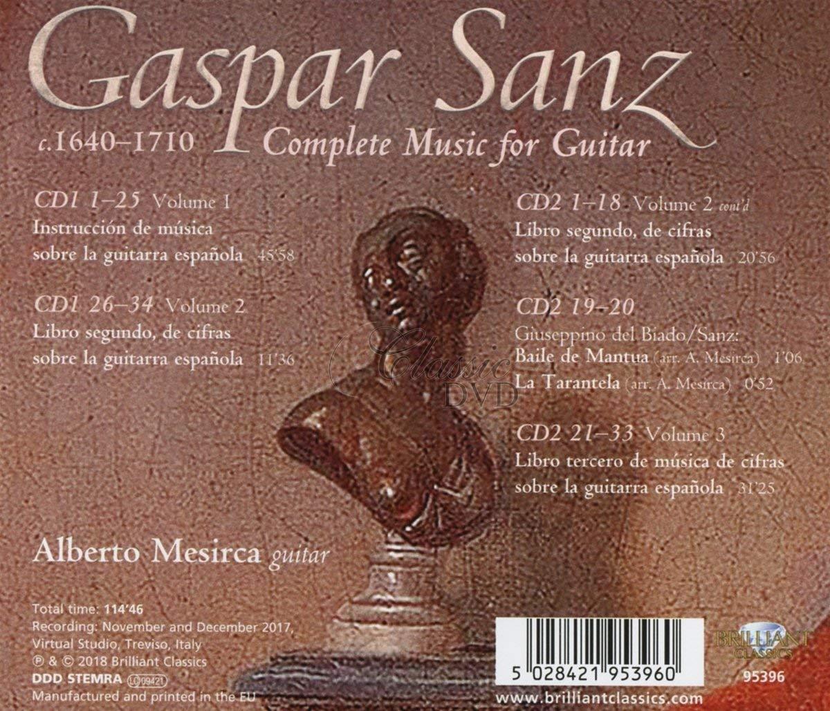 SANZ: Complete Music for Guitar (2CD)