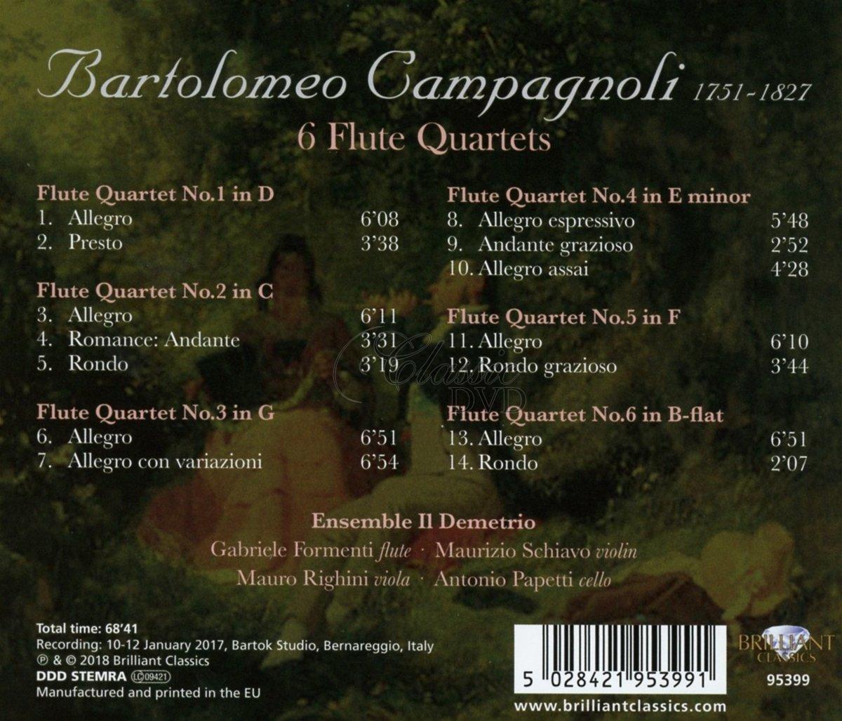 Campagnoli: 6 Flute Quartets (CD)