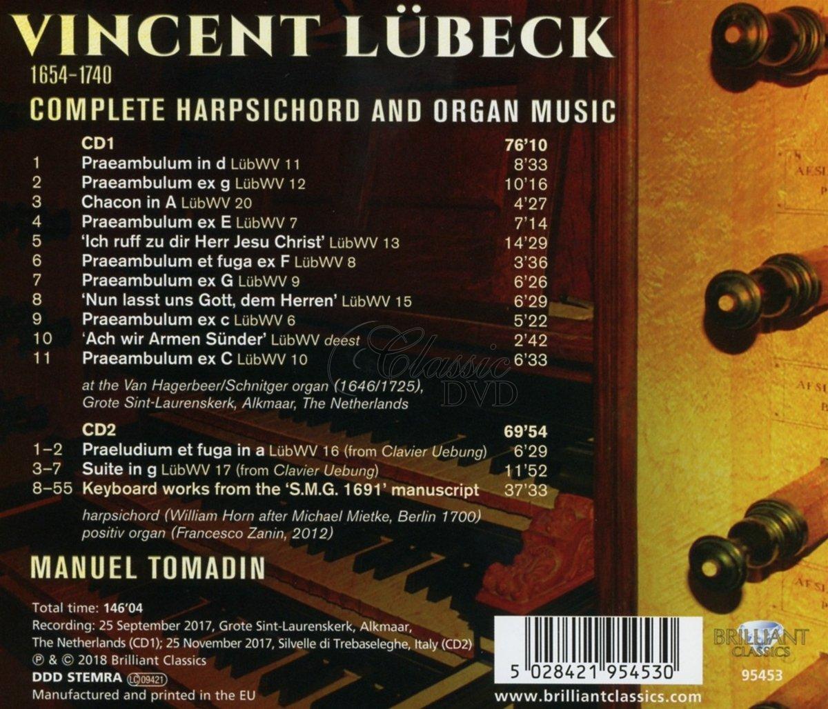 VINCENT LÜBECK: Complete Harpsichord & Organ Music (2CD)
