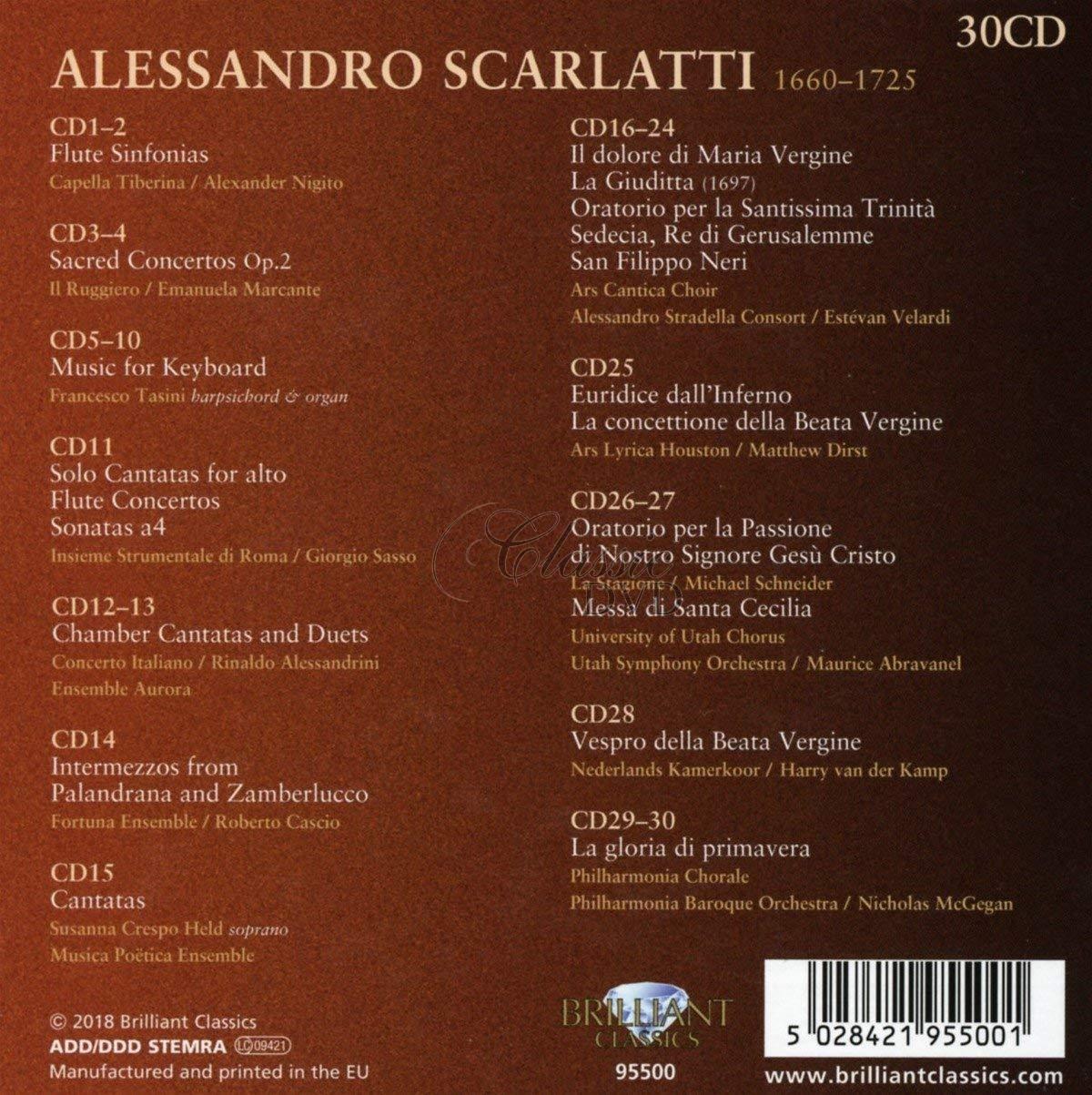 ALESSANDRO SCARLATTI COLLECTION (30CD)