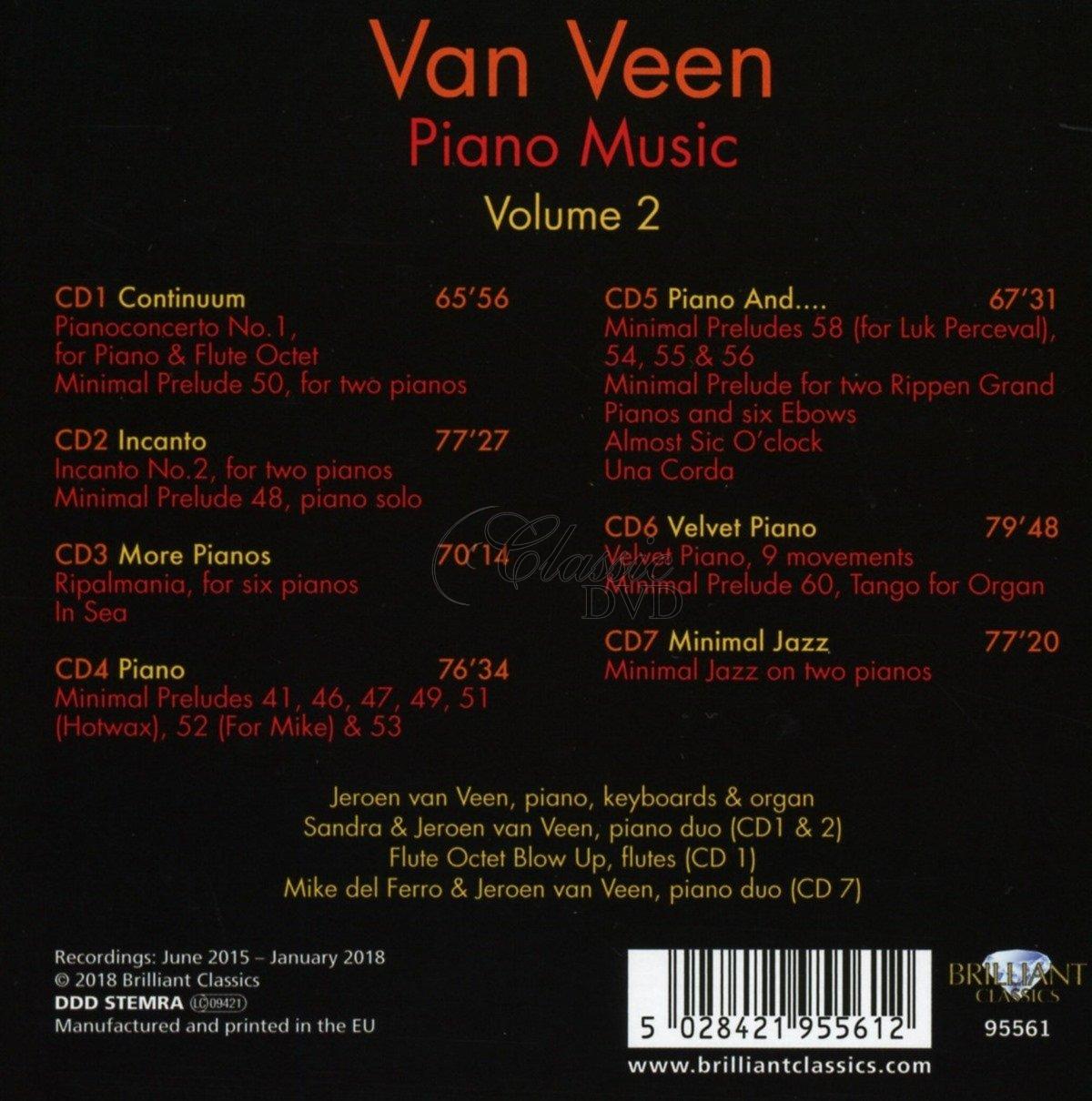 VAN VEEN: Piano Music Volume. 2 (7CD)