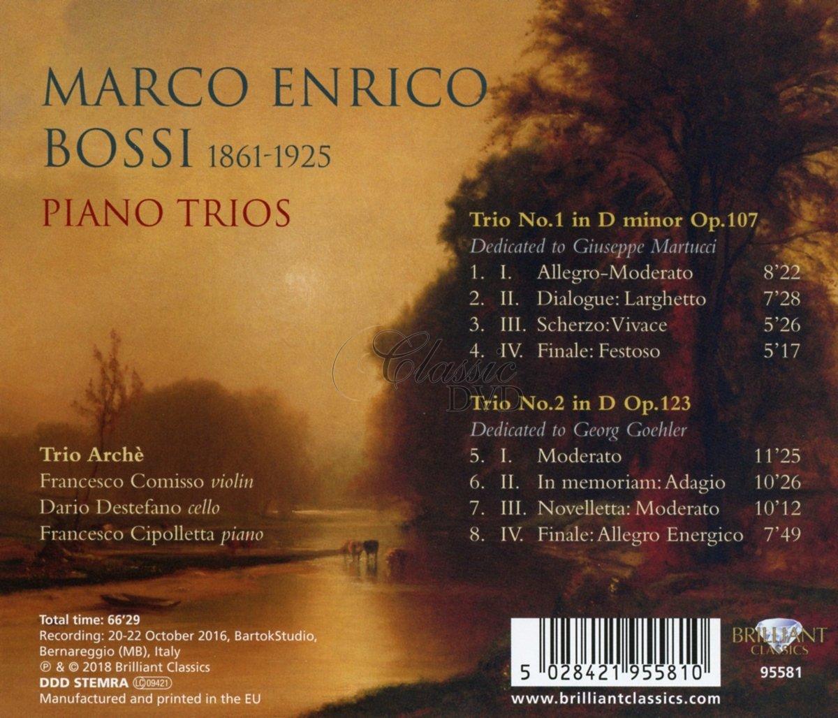 MARCO ENRICO BOSSI Piano trios Opp. 107 & 123 (CD)