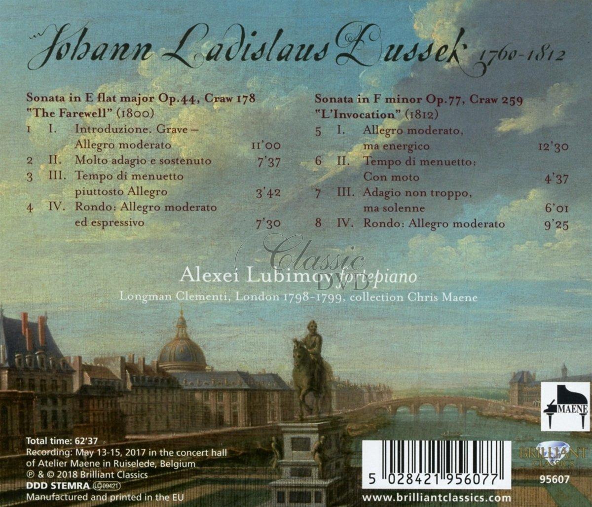 JAN LADISLAV DUSSEK (JAN VÁCLAV DUSÍK) Sonatas Op.44 & Op.77 (CD)