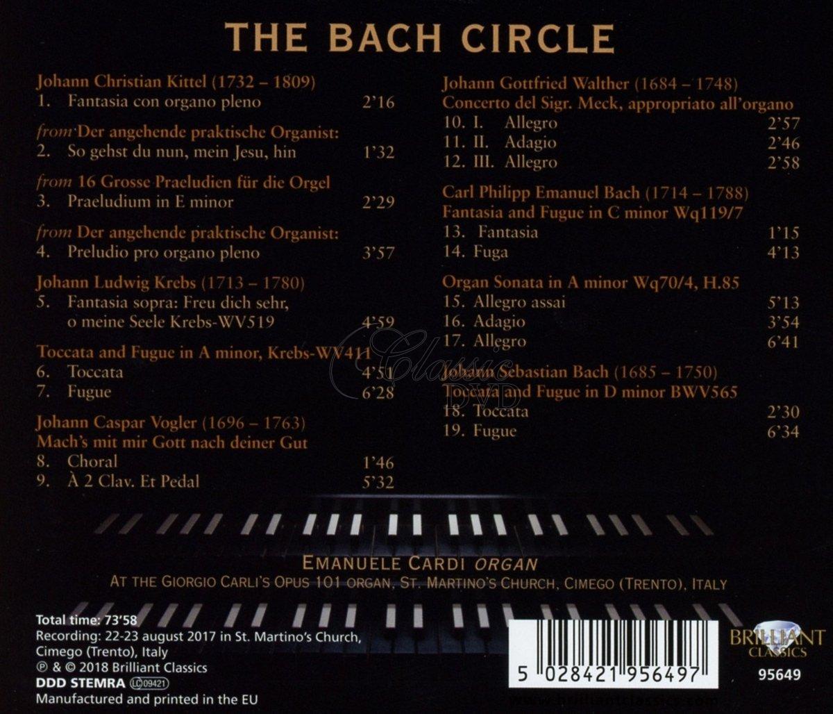 THE BACH CIRCLE: Emanuele Cardi (CD)