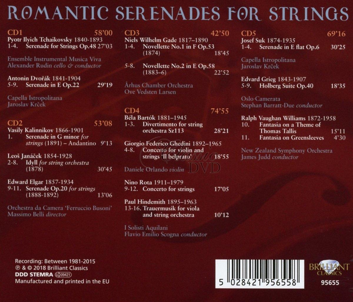 ROMANTIC SERENADES FOR STRINGS (5CD)