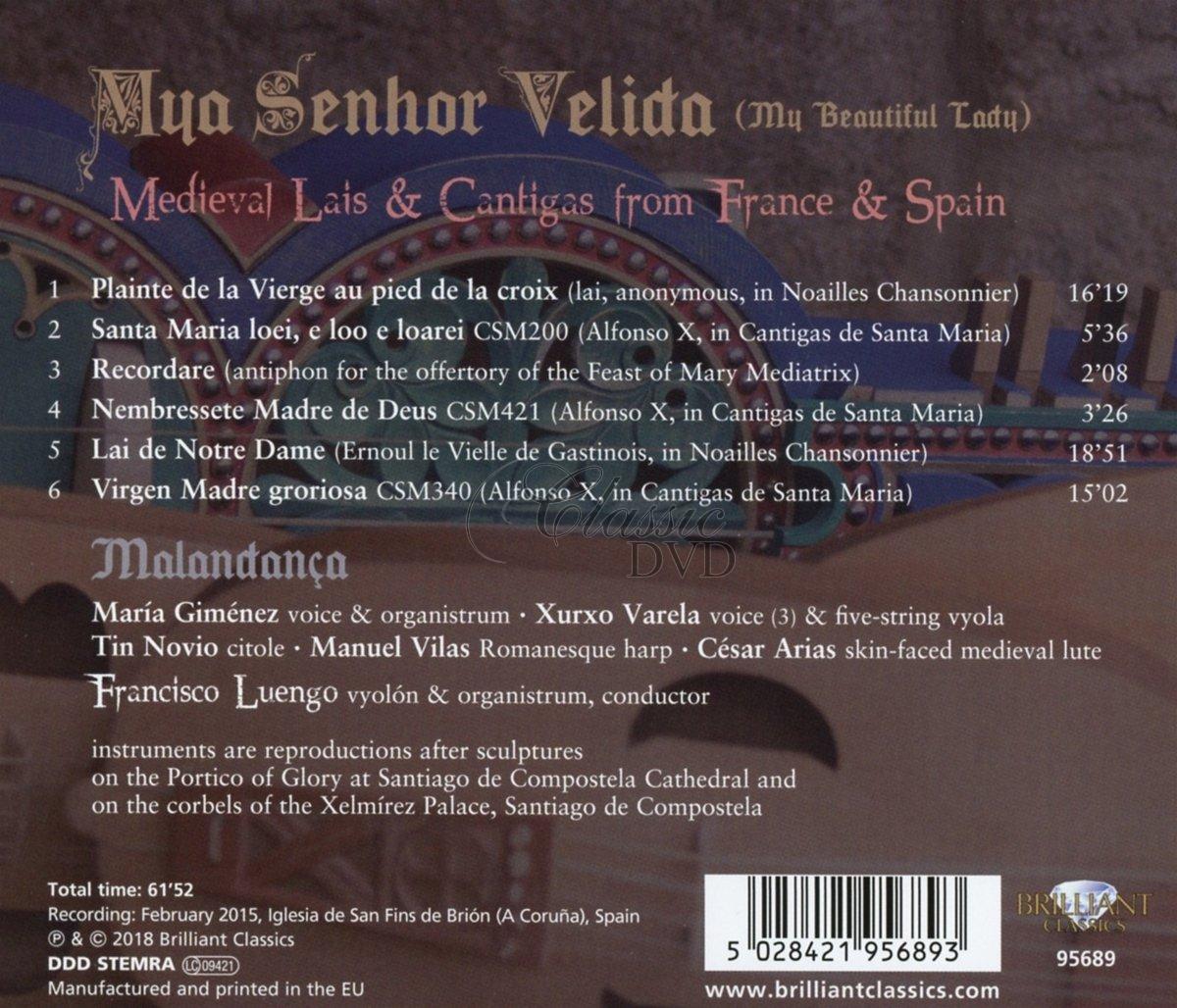 MYA SENHOR VELIDA -  Medieval Lais & Cantigas from France & Spain (CD)