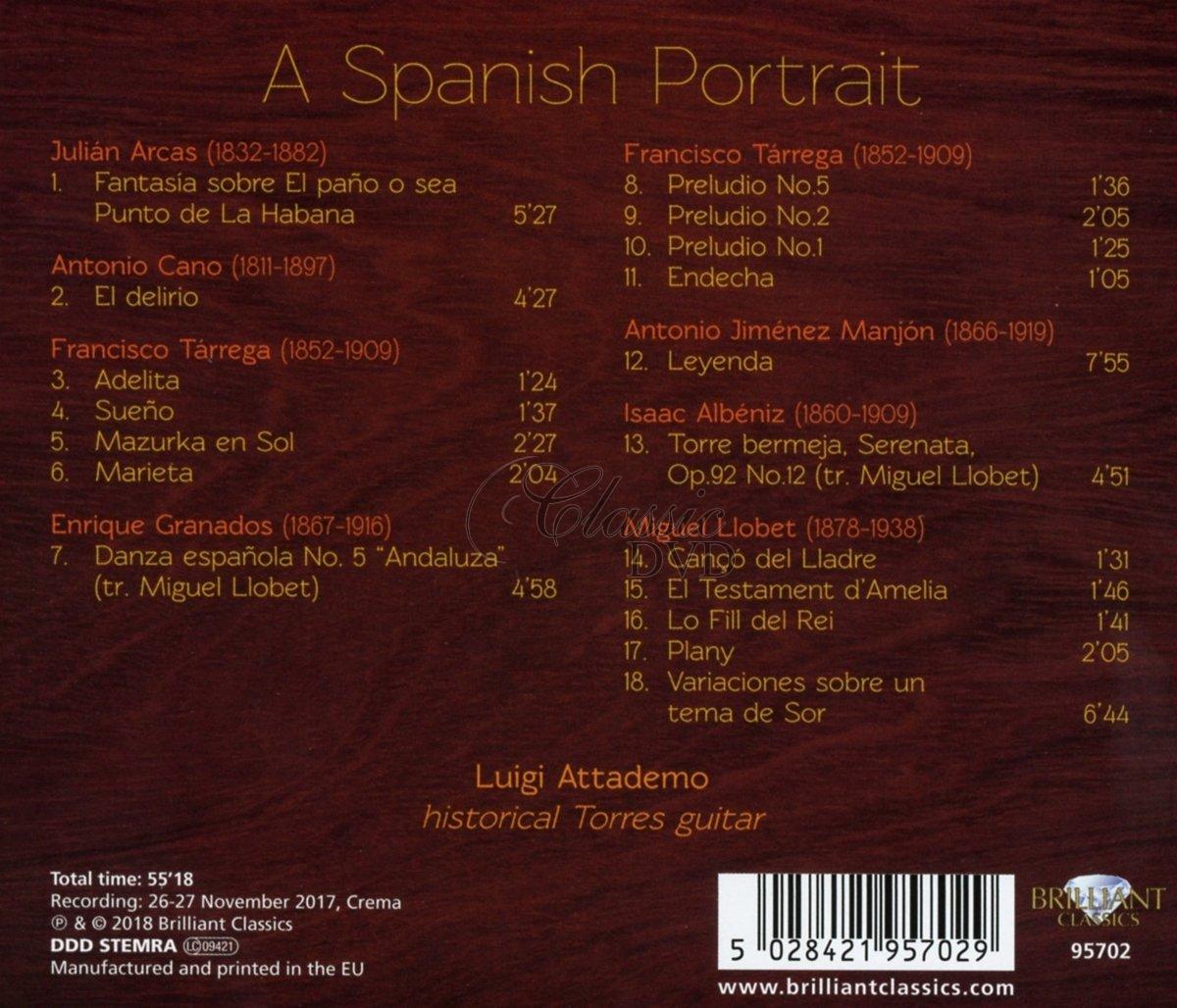 LLOBET, TÁRREGA, GRANADOS, ALBENIZ - A Spanish Portrait (CD)