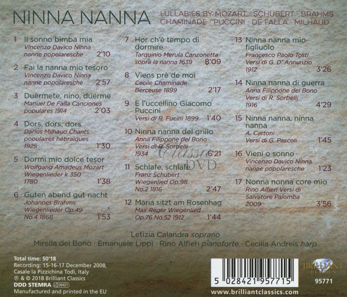 NINNA NANNA Lullabies (CD)