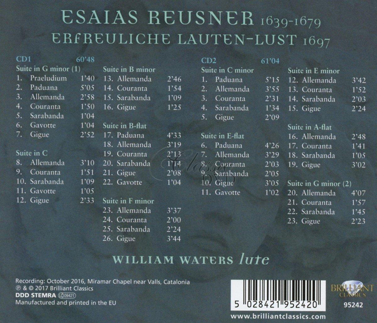 REUSNER: Erfreuliche Lauten-Lust (2CD)