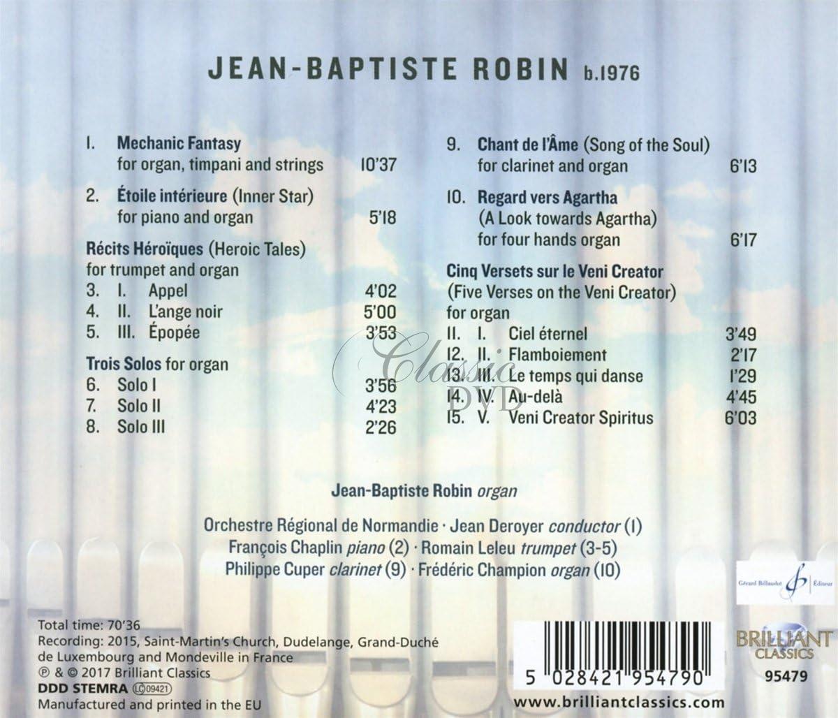 FANTAISIE MÉCANIQUE Music with Organ (CD)