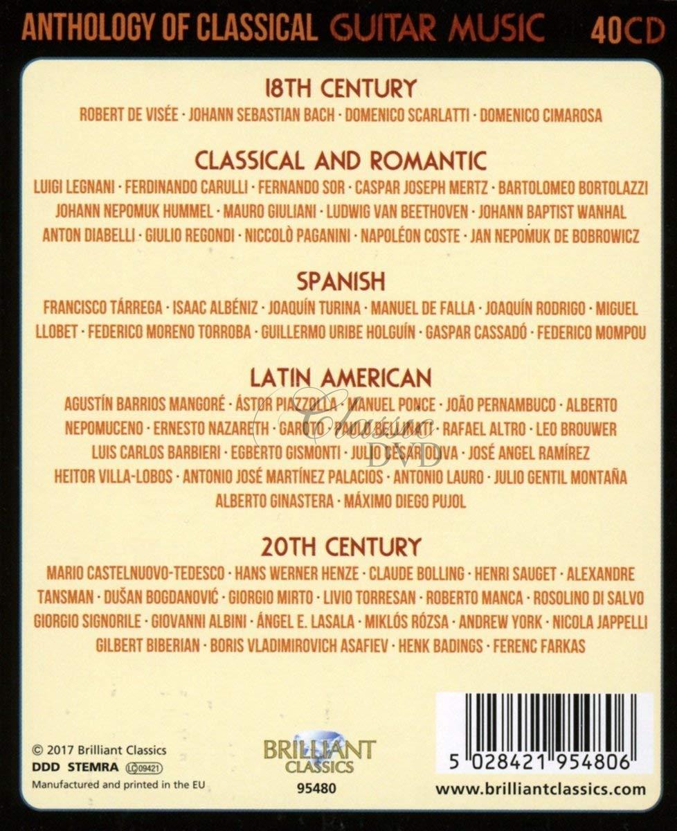 ANTHOLOGY OF CLASSICAL GUITAR MUSIC (40CD)