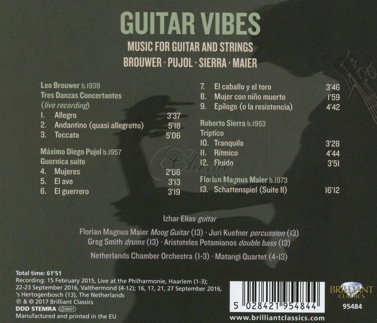 GUITAR VIBES by Brouwer, Pujol, Sierra and Maier (CD)