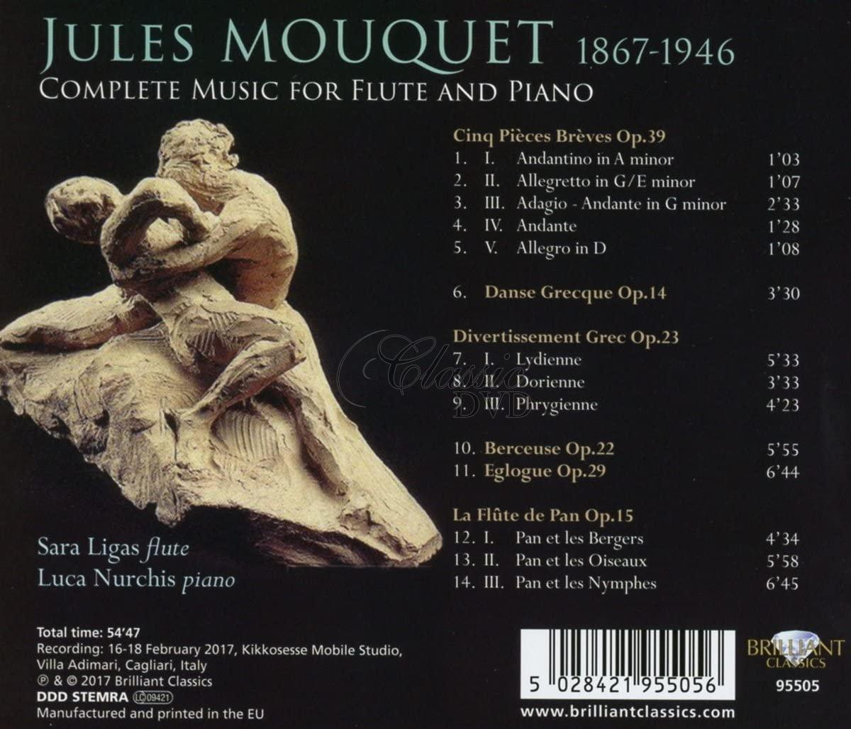 JULES MOUQUET Complete Music for Flute and Piano (CD)