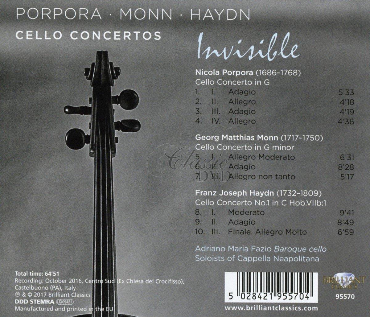 PORPORA / MONN / HAYDN Cello Concertos (CD)