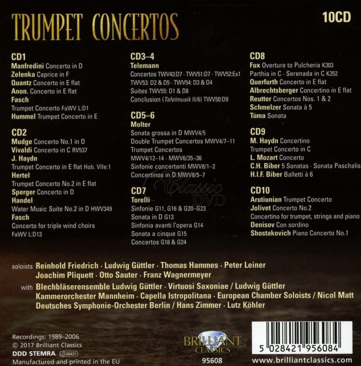 TRUMPET CONCERTOS (10CD)