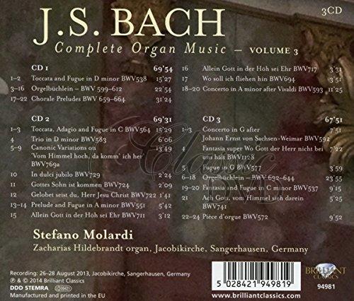 Bach Complete Organ Music vol.3 (3CD)