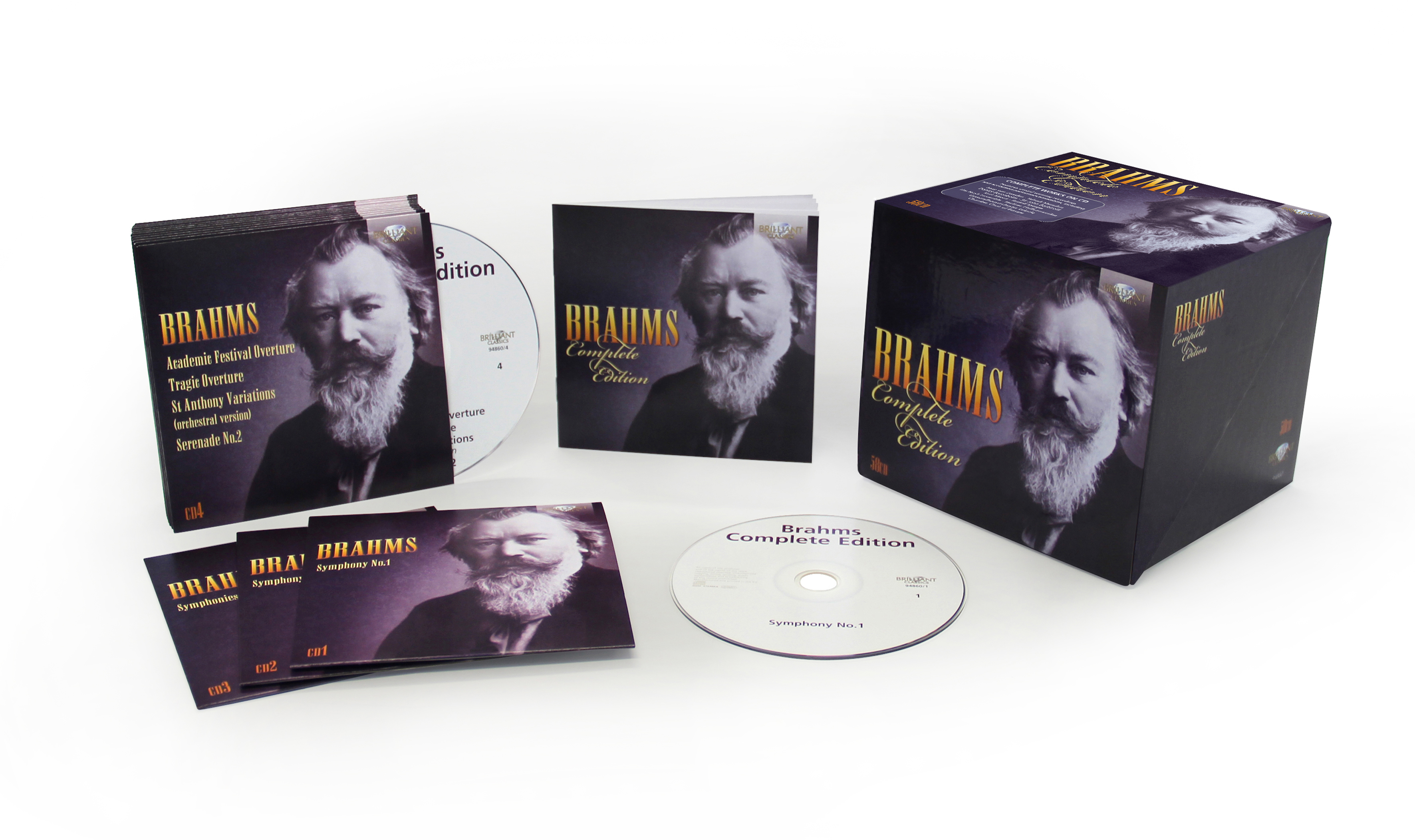 BRAHMS COMPLETE EDITION - SBĚRATELSKÁ DÁRKOVÁ EDICE (58CD)