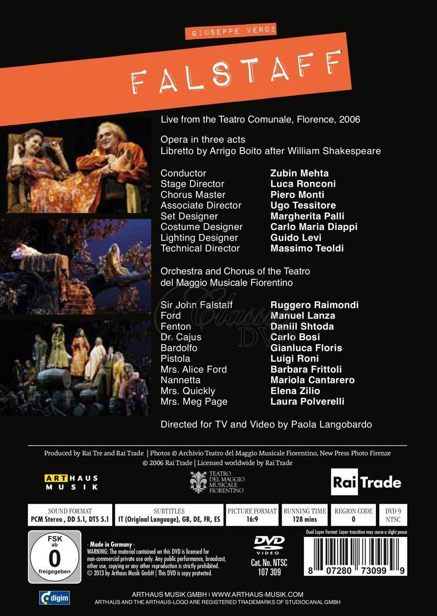 VERDI,G. Falstaff - Maggio Musicale Fiorentino, 2006 (DVD)