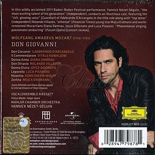MOZART - Don Giovanni. D'Arcangelo, Damrau, Villazon (3CD)