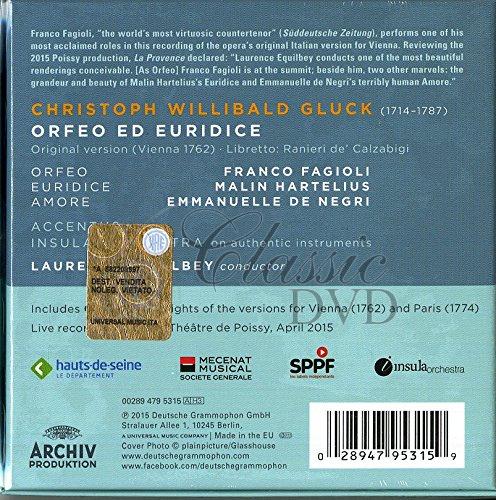 GLUCK - Orfeo Ed Euridice. Fagioli Franco (3CD)