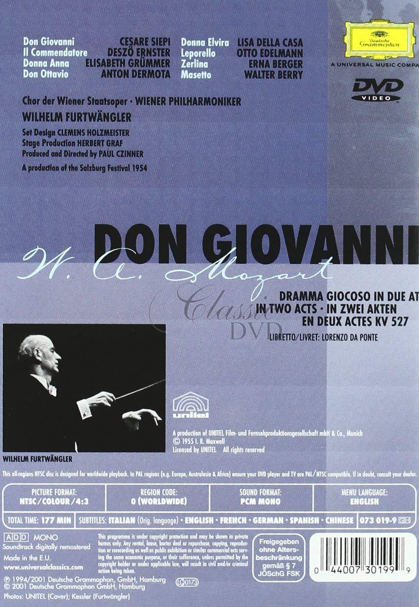 MOZART - Don Giovanni. Furtwängler (DVD)