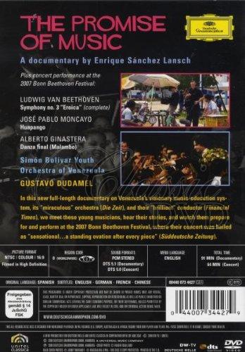 THE PROMISE OF MUSIC. Simón Bolívar Youth Orchestra of Venezuela, Gustavo Dudamel (DVD)