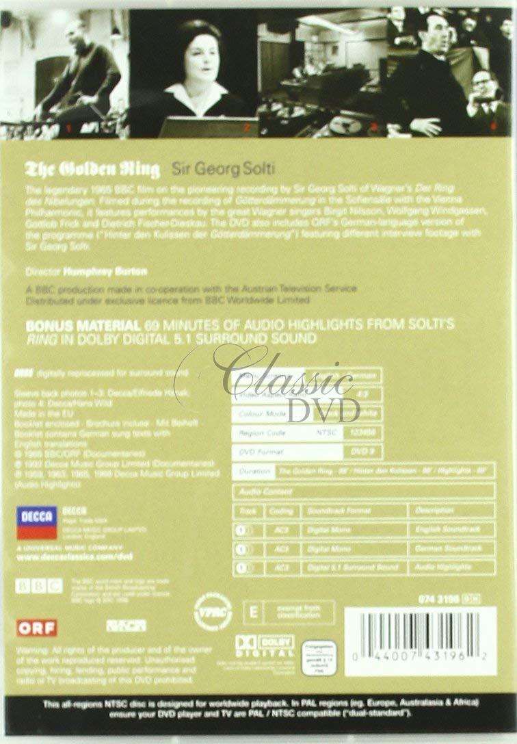 WAGNER RICHARD - The Golden Ring-Dokument. Solti Georg (DVD)