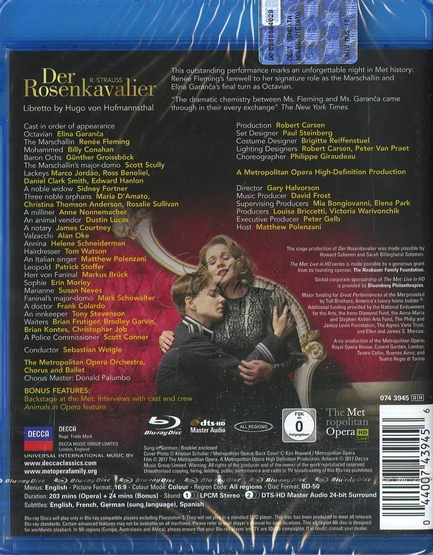 STRAUSS,R.: Der Rosenkavalier - Růžový kavalír. Fleming. Garanca. Metropolitan Opera (Blu-ray)