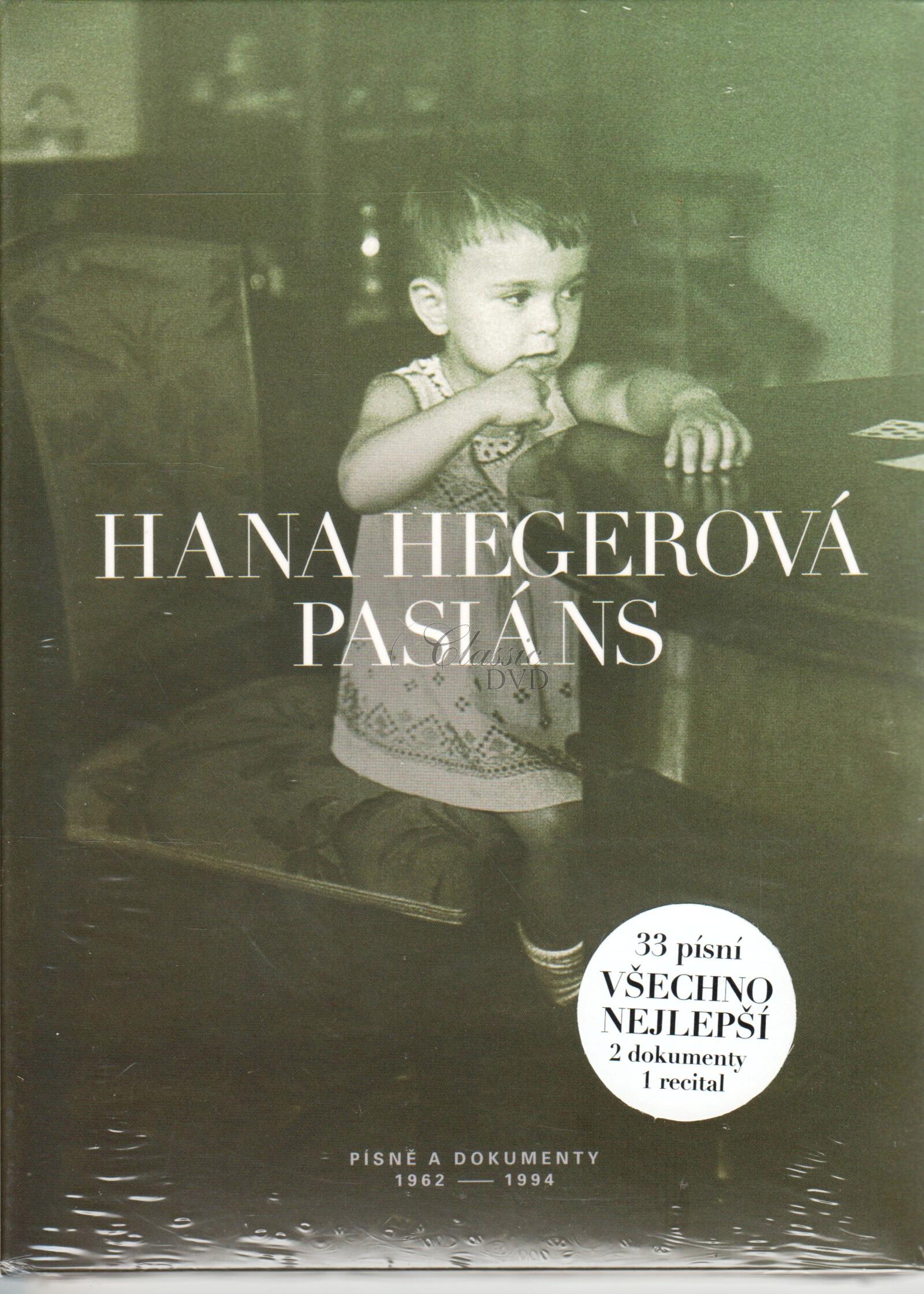 HANA HEGEROVÁ Pasiáns / Písně a dokumenty 1962 - 1994 (DVD)