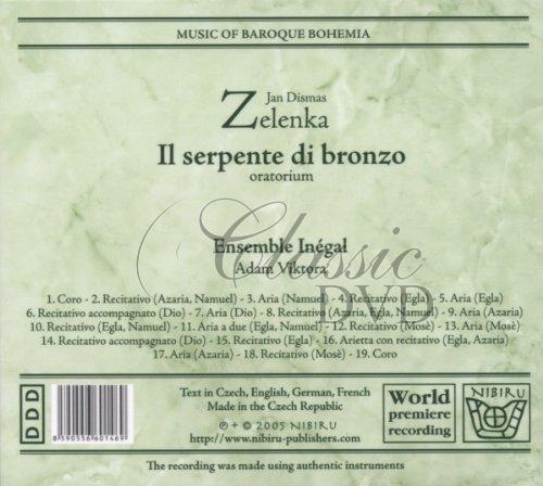JAN DISMAS ZELENKA Il Serpento Di Bronzo. Zwv 61. Ens Inegal. Viktora (CD)