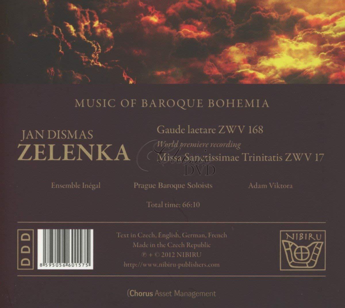 JAN DISMAS ZELENKA Missa Sanctissimae Trinitatis Zwv 17; Gaude Laetare Zwv 168. Ens Inegal. Viktora (CD)