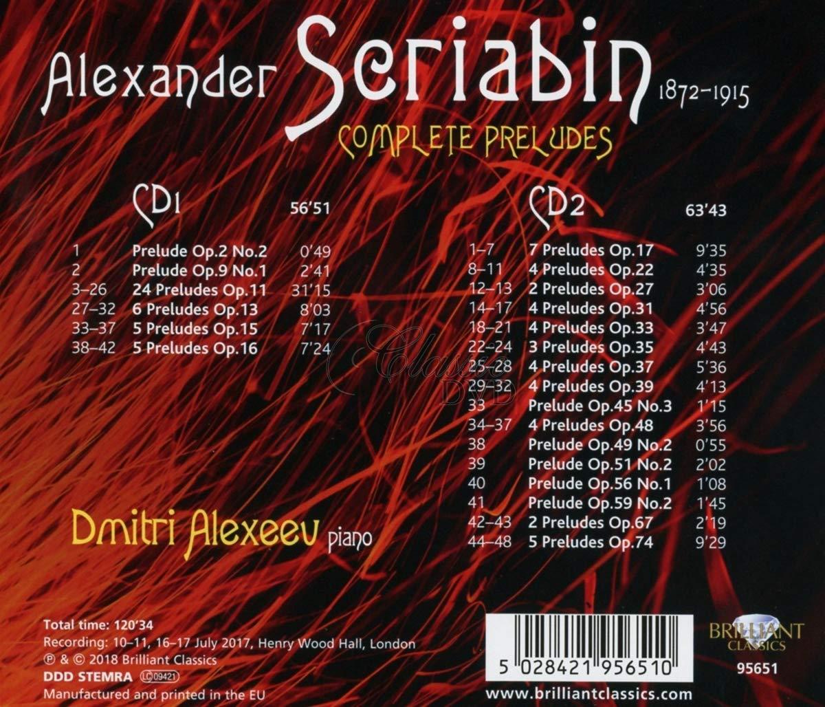 SCRIABIN: Complete Preludes (2CD)