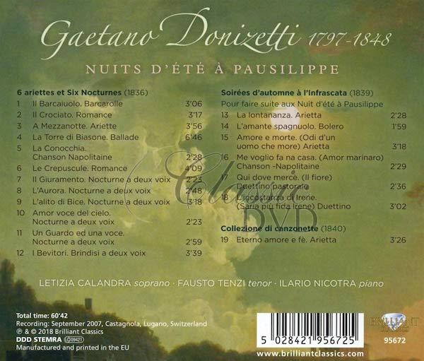 DONIZETTI: Nuits d'été à Pausilippe (CD)