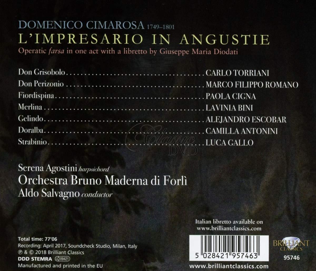 CIMAROSA: L'impresario in Angustie (CD)