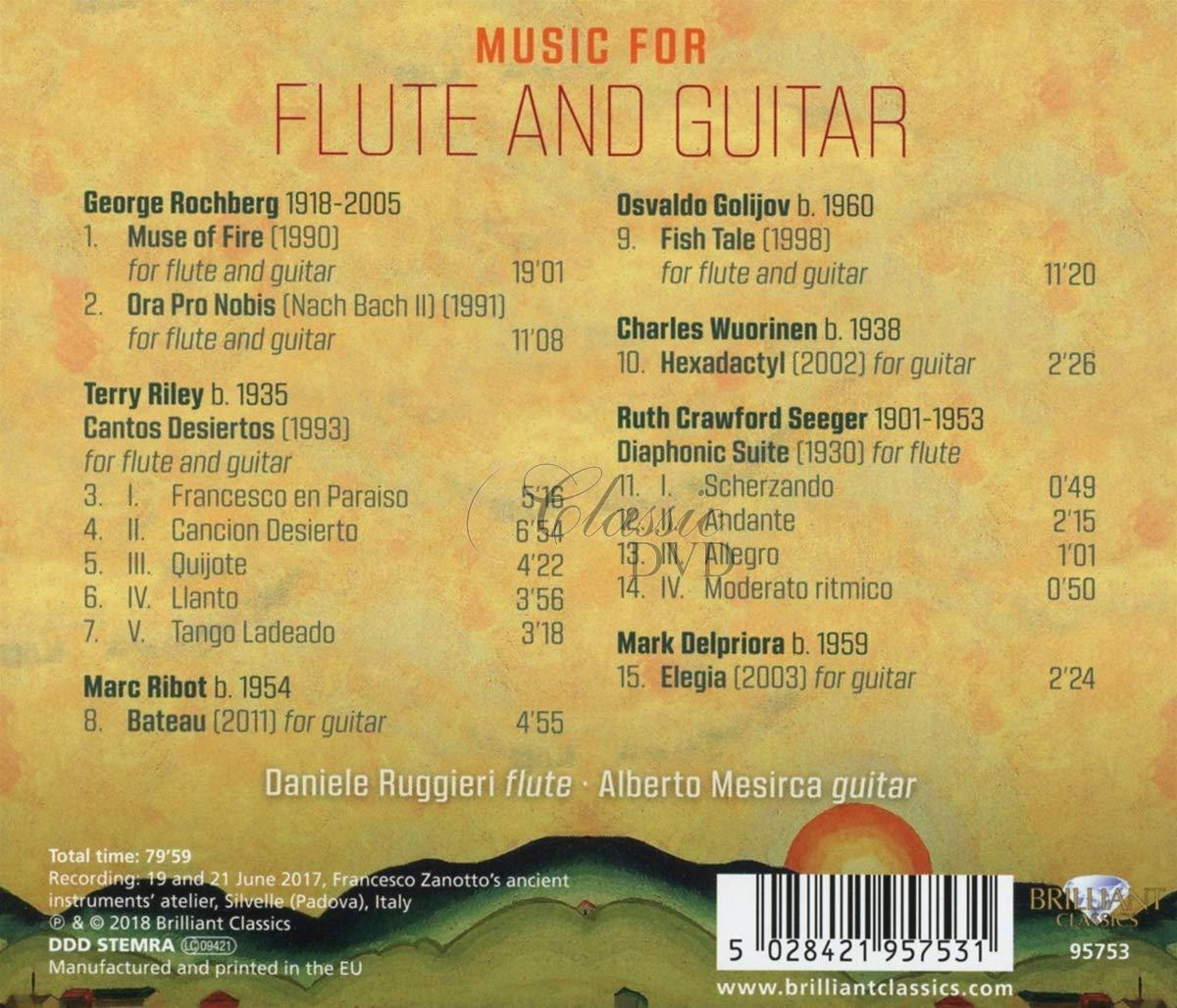 MUSIC FOR FLUTE AND GUITAR (CD)