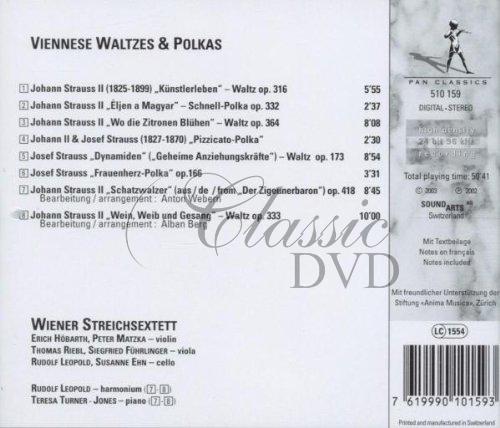 VIENNESE WALTZES & POLKAS - Wiener Streichsextett (CD)