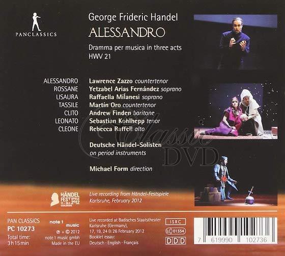 Handel: Alessandro, HWV21 (3CD)