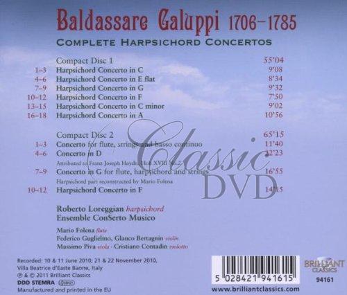 Galuppi: Complete Harpsichord Concertos (2CD)