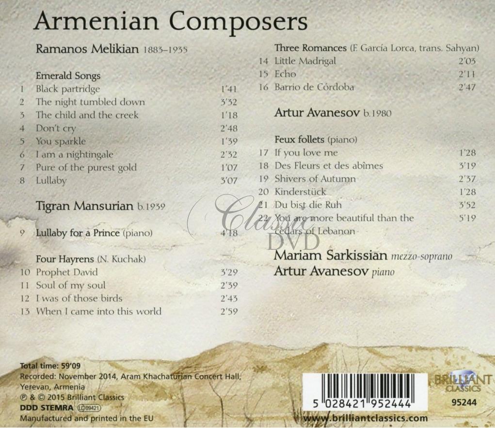 ARMENIAN COMPOSERS (CD)
