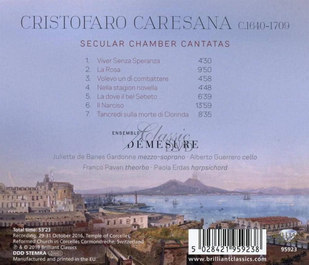 CARESANA: Secular Chamber Cantatas (CD)
