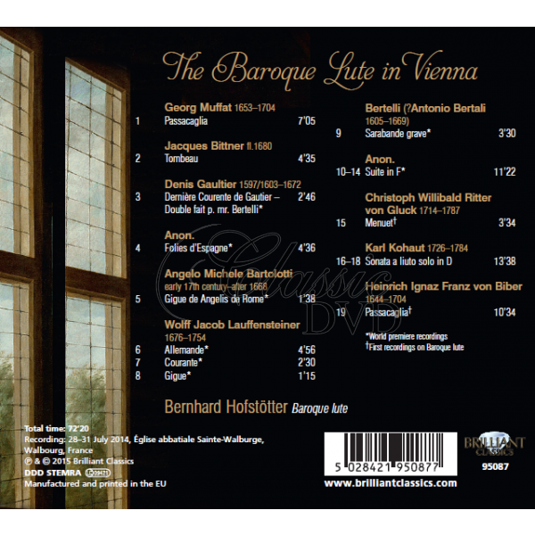 The Baroque Lute in Vienna (CD)