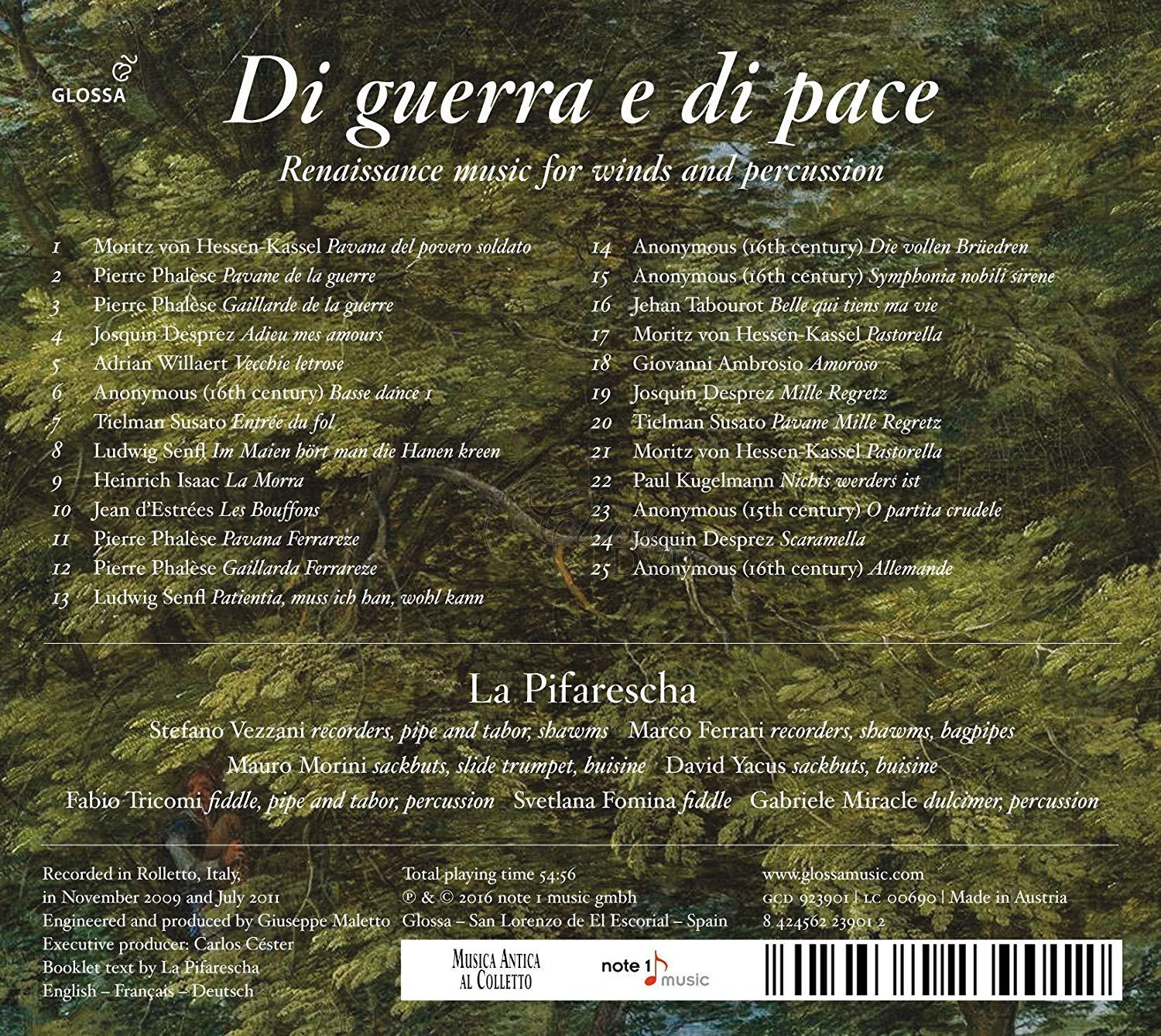 Renaissance music for winds and percussion (CD)
