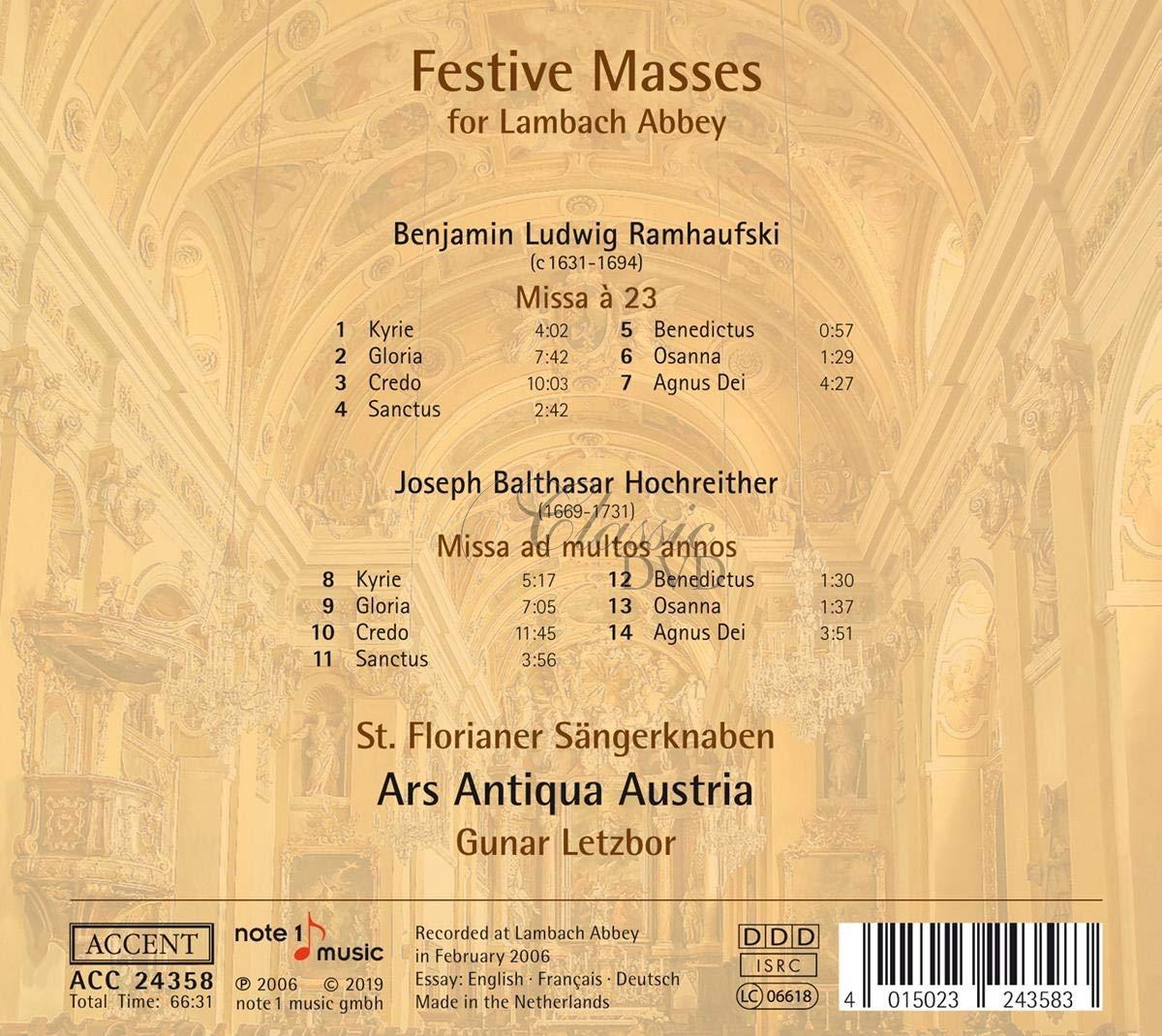 Ramhaufski / Hochreither: Festive Masses (CD)