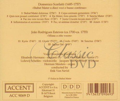 Domenico Scarlatti - Stabat Mater / Joao Rodrigues Esteves - Missa a oito voces (CD)