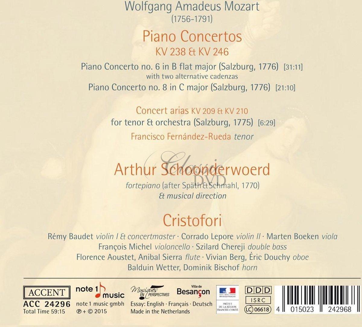 Mozart: Piano Concertos KV 238 & KV 246 (CD)